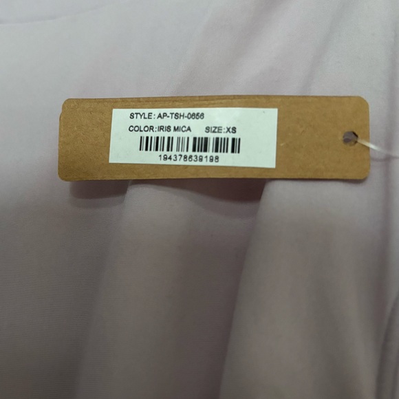 SKIMS Fits Everybody Crop Short Sleeve Top in Iris Mica - Picture 4 of 7